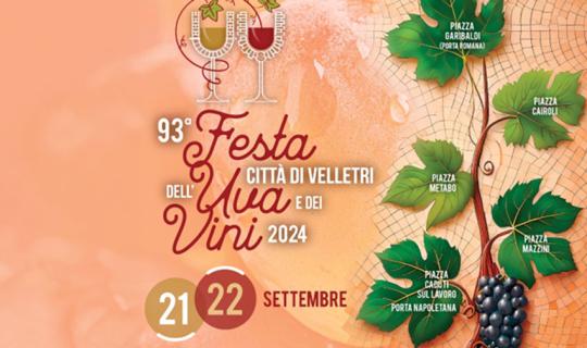 VELLETRI, 21-22 settembre 2024, 93^ Festa dell'Uva e dei Vini